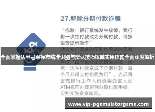 全面掌握法甲冠军标志精准识别与辨认技巧权威实用指南全面深度解析 全面掌握法甲冠军标志精准识别与辨认技巧权威实用指南全面深度解析