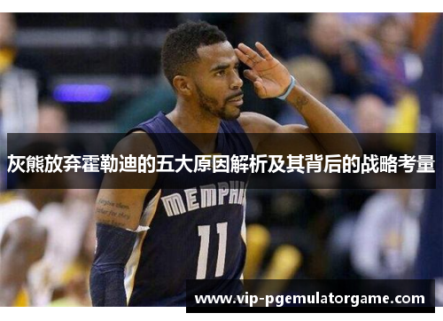 灰熊放弃霍勒迪的五大原因解析及其背后的战略考量